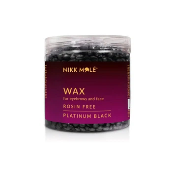 Воск в гранулах Nikk Mole для бровей и лица Platinum Black 100 г