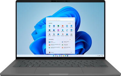 Ноутбук ASUS Zenbook A14 OLED UX3407QA-QD306W (90NB1502-M00F40) Iceland Gray + фірмовий чохол