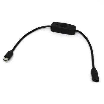Кабель USB Type-C для Raspberry Pi 4 с выключателем 1.5м (102509)