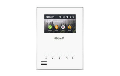 IP-видеодомофон BAS-IP AU-04LAF 4.3'' Wi-Fi SIP PoE, White