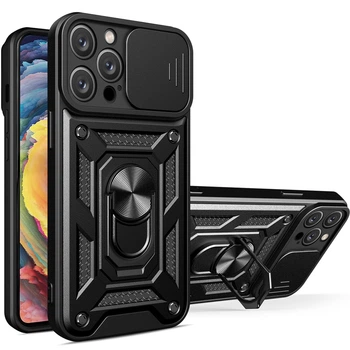 Чохол Fiji Camera Defence для Apple iPhone 11 Pro Max бампер із захистом камери та підставкою Black