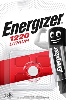 Батарейка Energizer CR1220 Lithium 3V 1 шт (65)