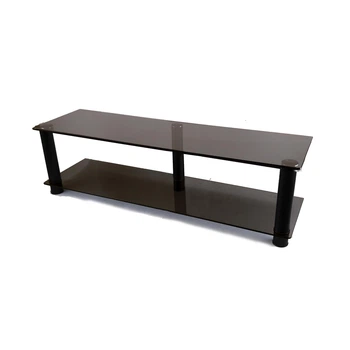 Тумба из стекла под телевизор Commus Аскет MX Mini bronza-BL (1250х350х376)