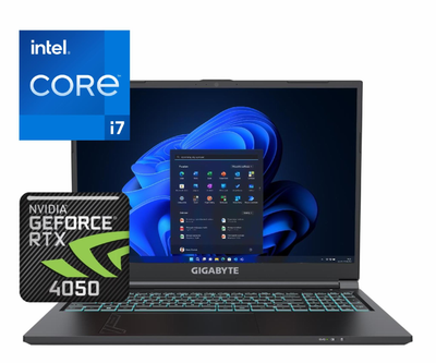 Ноутбук (2024) игровой Gigabyte G6 MF i7-13620H/ 32GB / 1TB/ RTX4050 / 16" 165Hz
