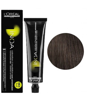 Крем-краска для волос L'Oreal Professionnel INOA 4/8 Шатен мокко 60 мл (4699WB)