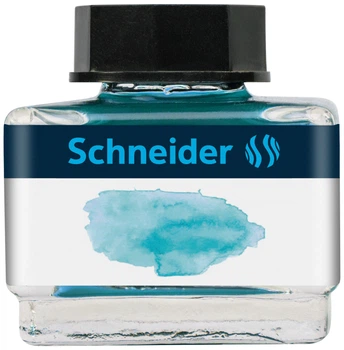 Флакон с жидкими чернилами Schneider к перьевым ручкам 15 мл Морская волна (S6930)