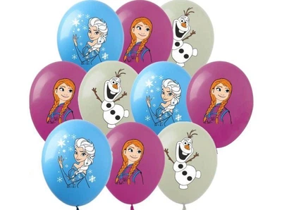 Латексные шары 12" (30 см) "Холодное сердце", 10 шт