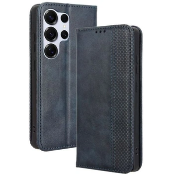 Чехол-книжка Deexe Retro Style для Samsung Galaxy S25 Ultra (S938) - Blue