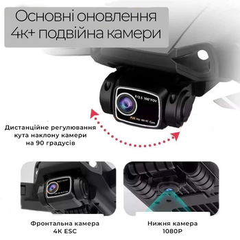 Квадрокоптер LYZRC L900 PRO SE MAX с камерой 4K HD, GPS и FPV обход препятствий, полета до 1,2 км до 56 мин. + лопасти в подарок