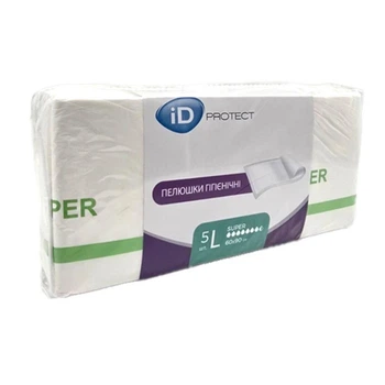 Пеленки одноразовые 5 шт ID Protect 58009753OOU Белый 60 х 90 см