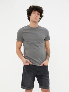 Шорты джинсовые короткие мужские Trendyol TMNSS21SR0727 36 Anthracite (8683044024984)