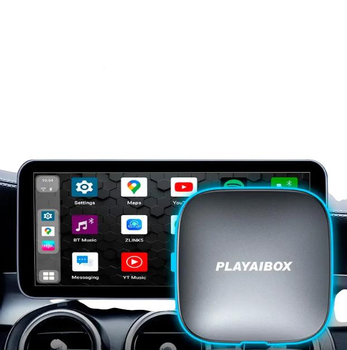 Автомобільний CarPlay Mini Box UX-999 Plus / 64 ГБ / Android 12 Сріблястий
