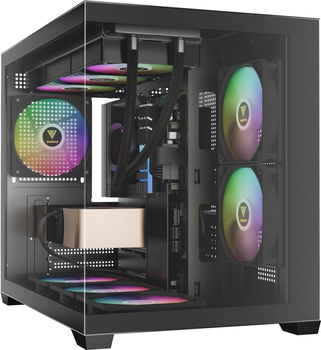 Корпус Gamdias AURA GC10M ARGB Micro-Tower PC Case