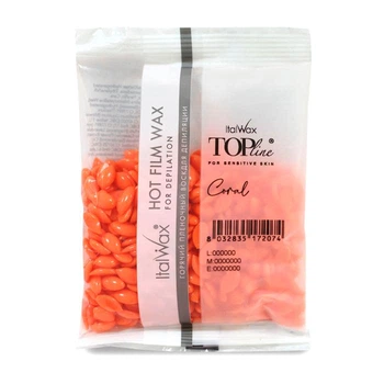 Воск для депиляции в гранулах TOPline Коралл ItalWax, 100 г
