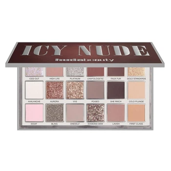 Палетка теней Huda Beauty Eyeshadow Palette (Icy Nude) 16.1 g