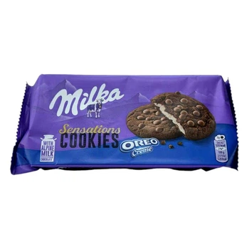 Печенье milka sensations cookies oreo creme 156 г