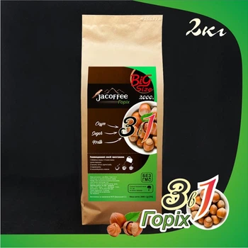Кава 3в1 Jacoffee лісовий горіх 2000г