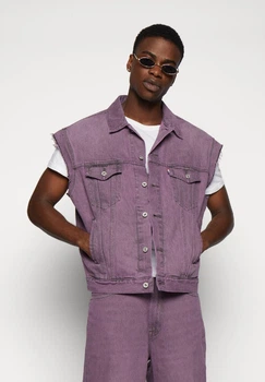 Джинсовий жилет Levi's Liberation Trucker Фіолетовий L A5335-0000