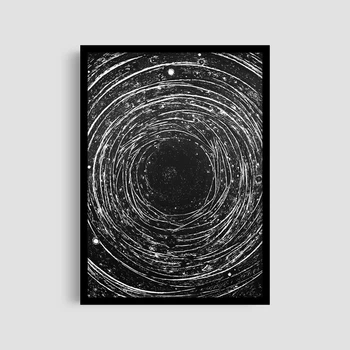 Постер Roomy "Void" Белая рамка с глянцевым стеклом A2 (59.4x42 cm.)