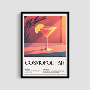 Постер Roomy "Cosmopolitan" Без рамки A4 (29.7x21 cm)