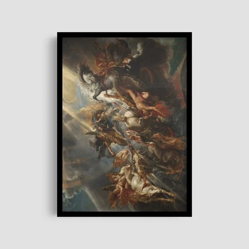 Постер Roomy "Fall of Phaeton" Чорна рамка з антибліковим склом A1 (84.1x59.4 cm.)