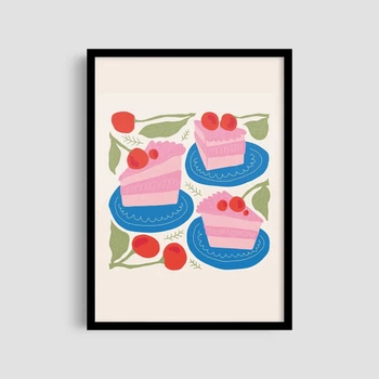 Постер Roomy "Berry Desserts" Без рамки A2 (59.4x42 cm.)
