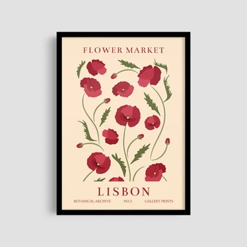 Постер Roomy "Poppy Market" Без рамки A4 (29.7x21 cm)