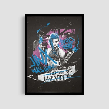 Постер Roomy "Jinx Wanted" Без рамки A4 (29.7x21 cm)