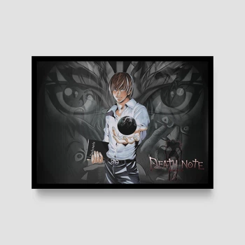 Постер Roomy "Death Note Light Yagami" Біла рамка з глянцевим склом A3 (42x29.7 cm)