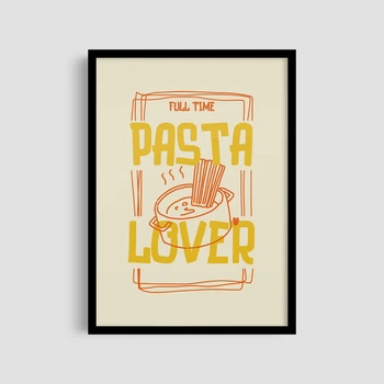 Постер Roomy "Pasta Lover" Без рамки A4 (29.7x21 cm)