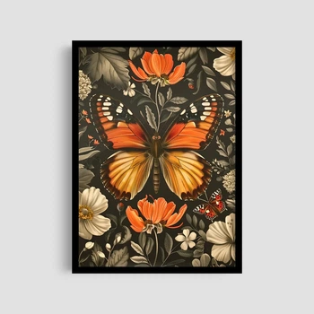 Постер Roomy "Red Butterfly" Без рамки A4 (29.7x21 cm)