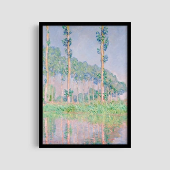 Постер Roomy "Poplars Pink Effect" Без рамки A4 (29.7x21 cm)