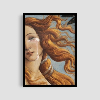 Постер Roomy "Goddess of Winds" Белая рамка с глянцевым стеклом A4 (29.7x21 cm)