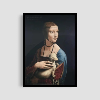 Постер Roomy "Lady with Ermine 1" Без рамки A1 (84.1x59.4 cm.)