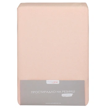Простирадло Home Line 120104628 200х200 Махрові; Поліестер, Бавовна Рожевий