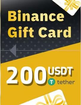 Подарункова карта Binance 200 USDT