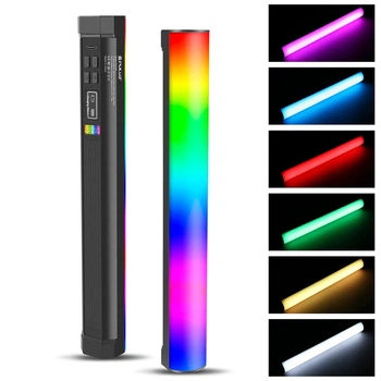 Накамерный RGB-свет 10 Вт с аккумулятором и магнитным креплением, 2500–9000K, для фото- и видеосъемки (13D672F51B0C)