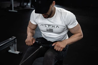 Белая футболка Alpha White 4141 XL Белый