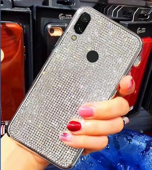 Силиконовый чехол с камнями для Huawei P Smart 2019 (51093FTA)(POT-LX1)