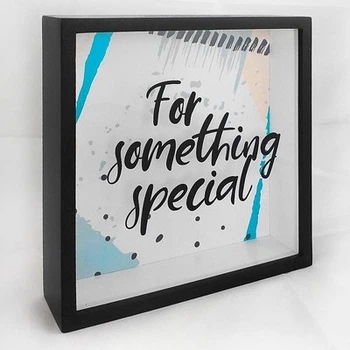 Деревянная копилка для денег For something special Presentville 22х22х5 см (dec0009490)