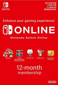 Картка поповнення Nintendo Switch Online Membership - 12 месяців USA-регіон