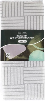 Коврик для сушки посуды Eco Fabric 38 х 51 см темно-серый (EF-3851-LZ)