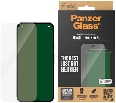 Захисне скло PanzerGlass Screen Protector Ultra-Wide Fit для Google Pixel 9 Pro XL (5715685000546)