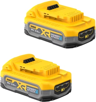 Набор аккумуляторных батарей DeWalt PowerStack DCBP318S2