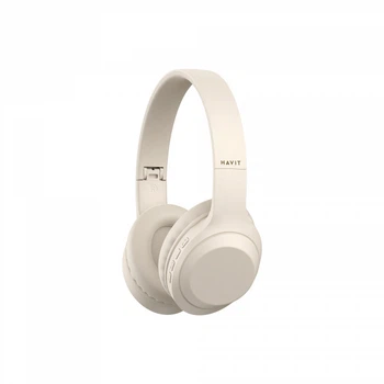 Наушники накладные бежевые беспроводные HAVIT HV-H628BT