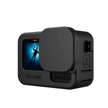 Чехол защитный силиконовый TELESIN S6-PTC-010-TGP для GoPro HERO 13/12/11/10/9 BLACK бампер кейс (черный) (79358)