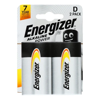 Батарейка ENERGIZER LR20 D Alk Power (2шт.) blister