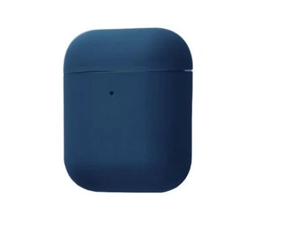 Защитный чехол Silicone Ultra Slim для Apple Airpods 1/2 Midnight blue