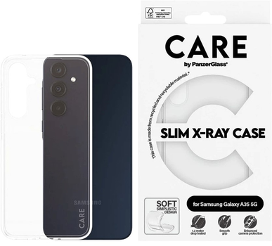 Панель CARE by PanzerGlass X-Ray Soft Basic для Samsung Galaxy A35 Transparent (5715685012549)