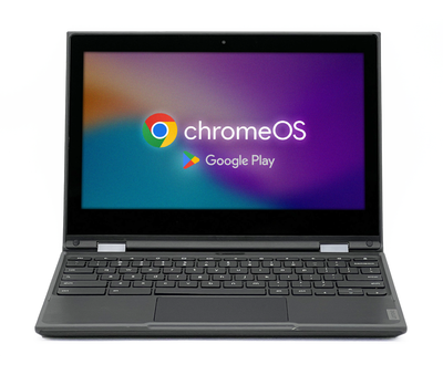 Ноутбук Lenovo 300e Chromebook 2-in-1 2gen / 11 IPS 1366x768 60Гц / Intel Celeron N4100 / 8 GB / 32 GB / Intel UHD Graphics 600 / [LNV300CHRMBK2N12GNIC328IAM] - Б/У